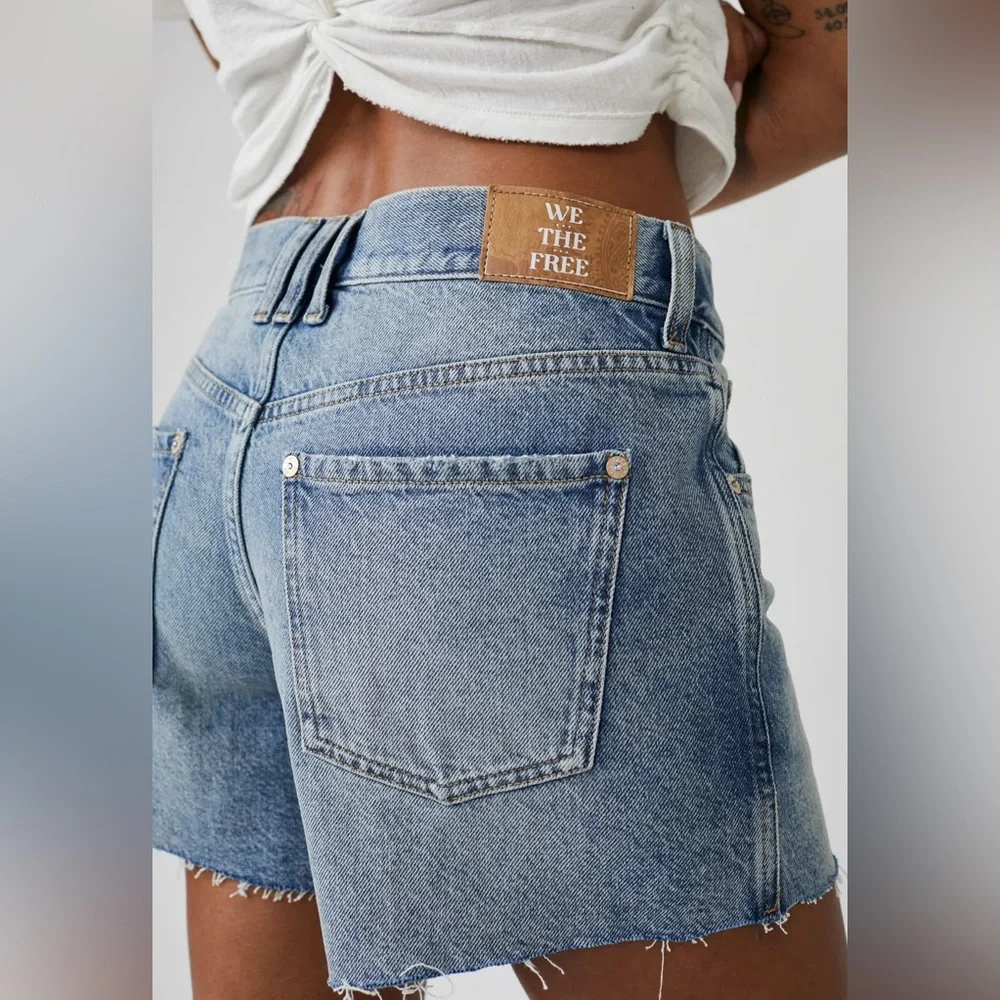 Free People Ivy Mid Rise Shorts - Picture 5 of 7